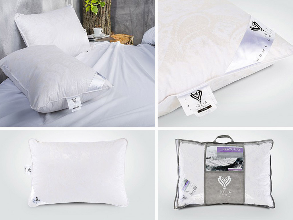 пухо-пір'яні подушки в інтернет-магазині домашнього текстилю Кохана